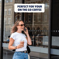 TrueStart Iced Coffee Glass