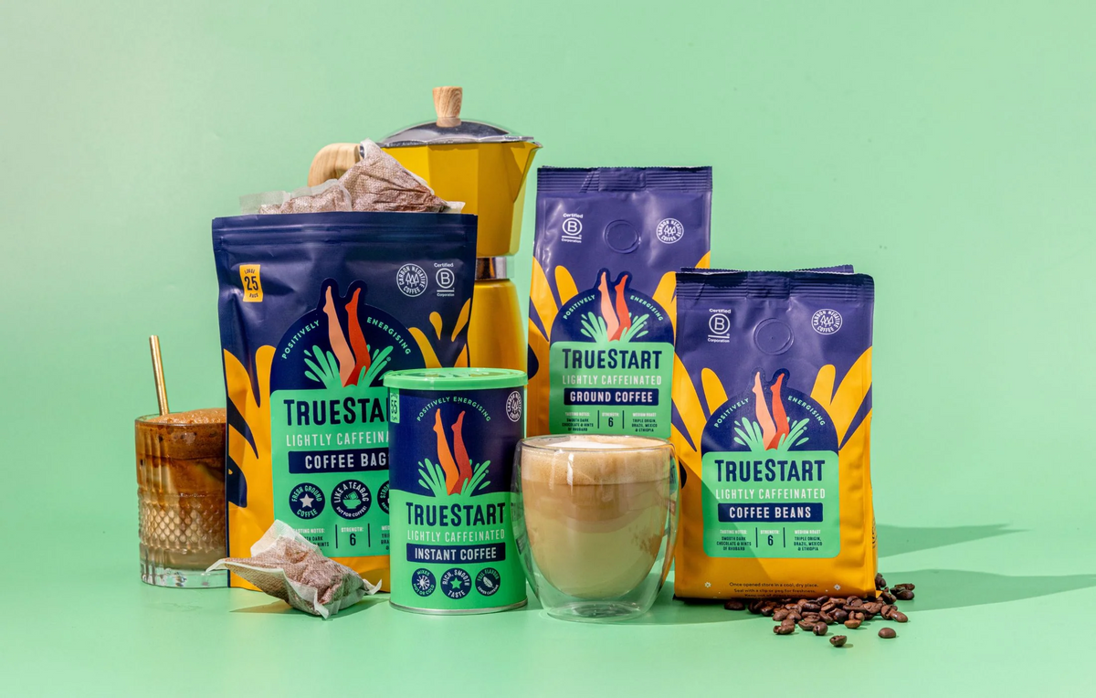 TrueStart Half Caf coffee range
