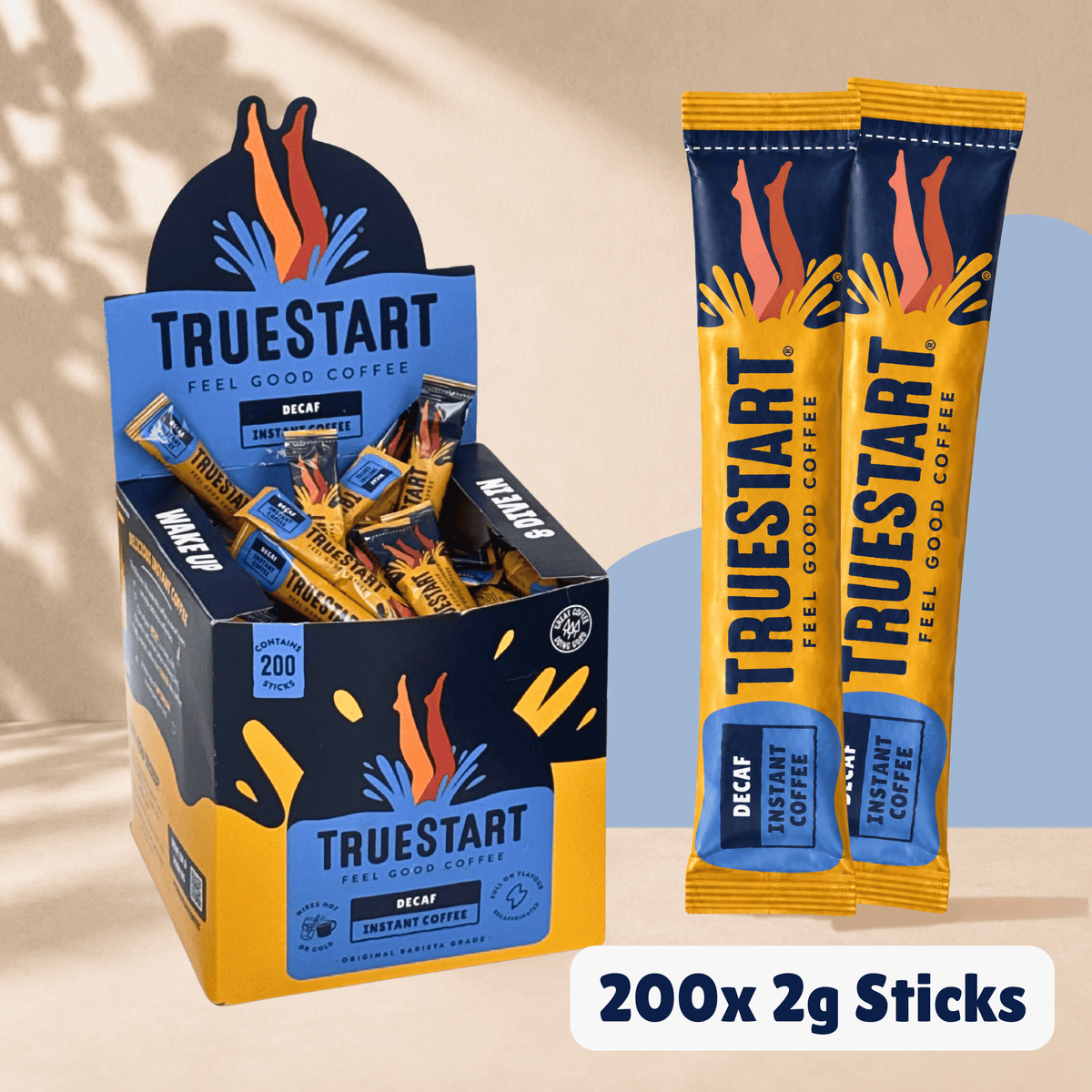 Barista Grade Decaf Instant Coffee Sticks