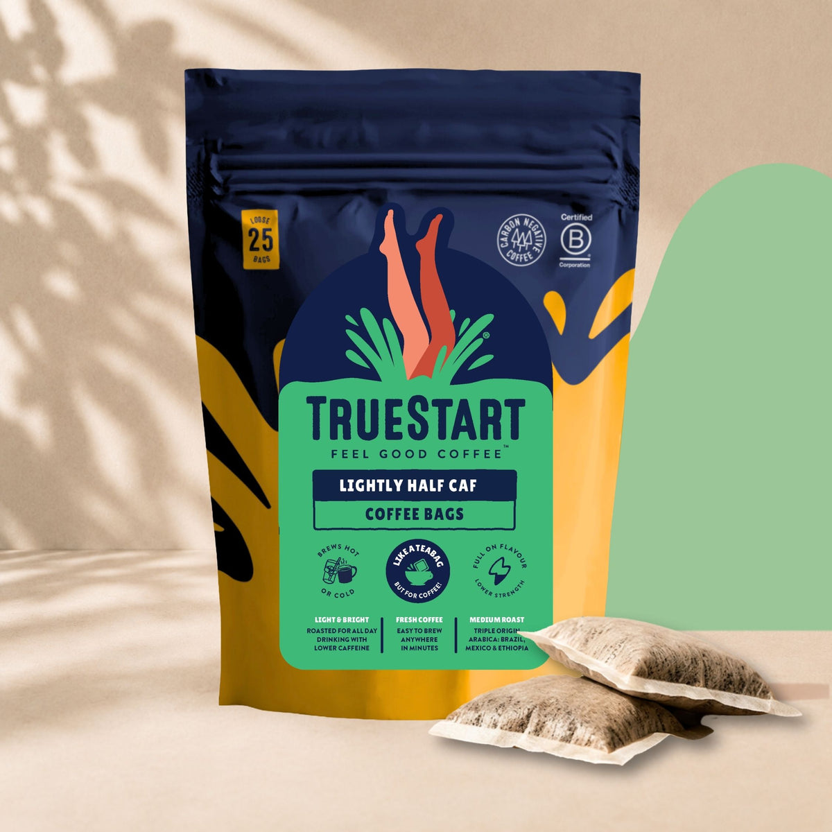 Lightly Half Caf Coffee Bags