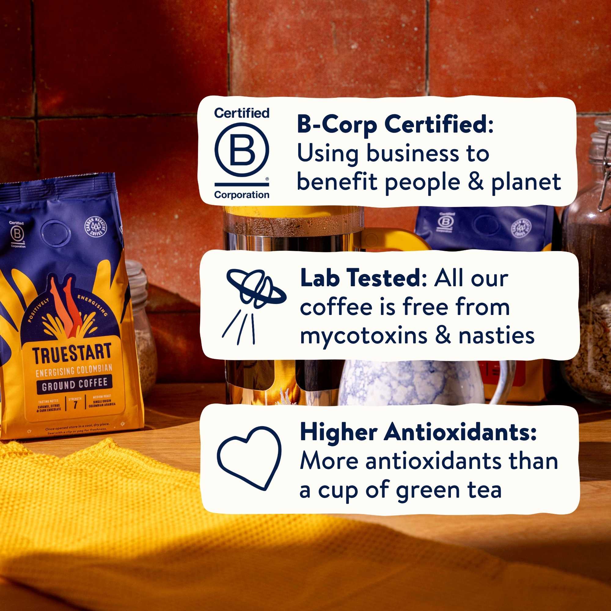 Half Caf Ground Coffee Taster Pack