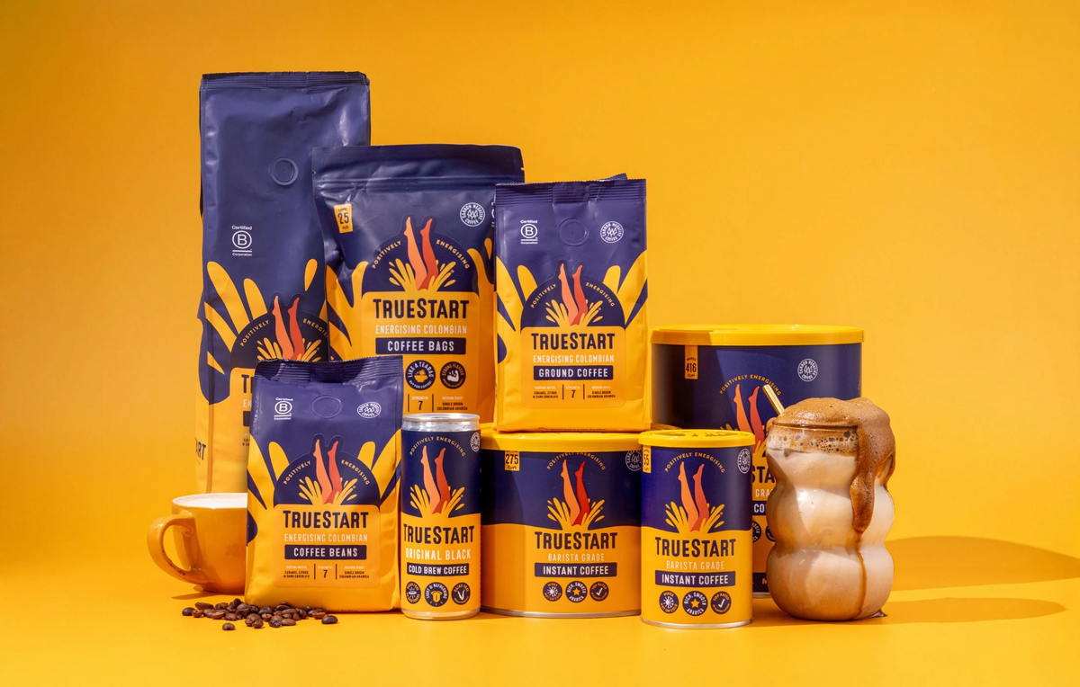 TrueStart Smooth coffee range